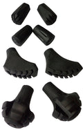 A ALAFEN Replacement Rubber Tips Set for Trekking Pole Walking Hiking Sticks Tips Protectors Mix
