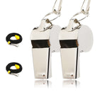 Ambitionjump Whistle For Coaches, Metal Whistles For Adults With Lanyard, Loud Sport Whistle For Referee Teacher Police Soccer G
