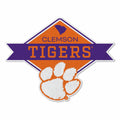 Rico Industries Ncaa Clemson Tigers Diamond Shape Cut Pennant - Home And Living Room D  Cor - Soft Felt Ez To Hang