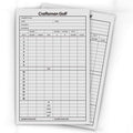 Craftsman Golf 10Pcs 6.3 X 4 Inch Golf Score Sheet Golf Scorecards Record Score Keeper Card Track Golf Stats