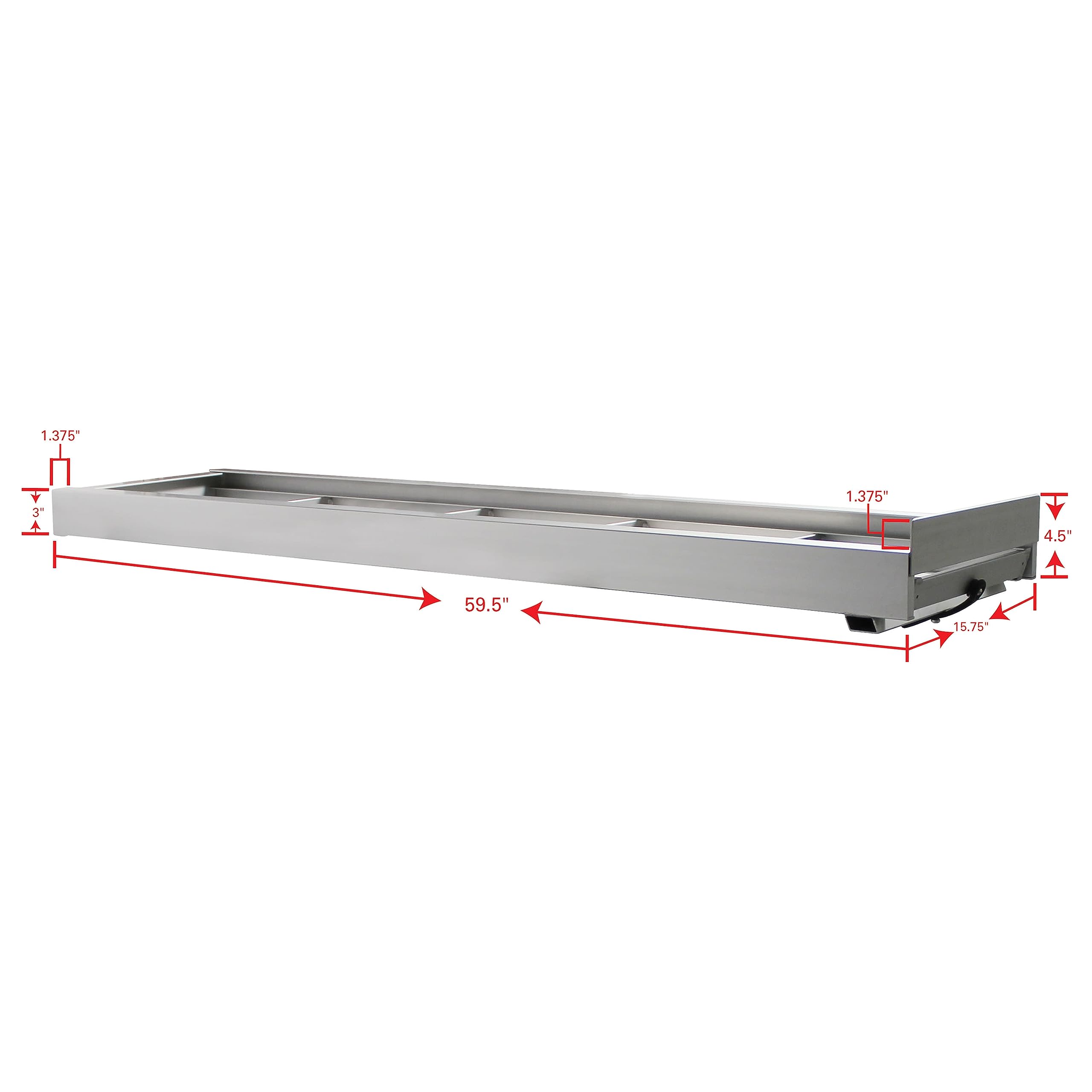 Extreme Max 3005.3430 Undermount Pontoon Ladder - 5-Step