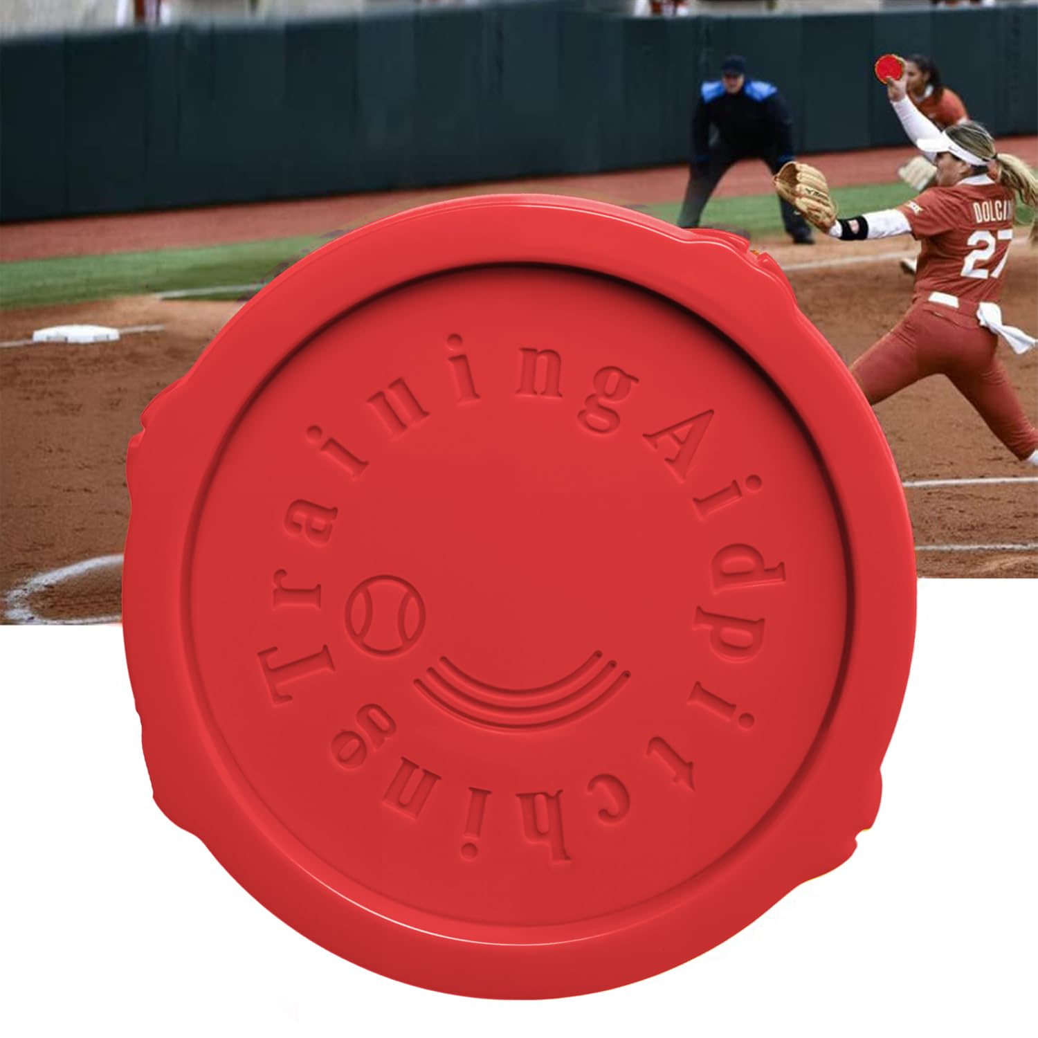 Mogseek Softball Spinner Fastpitch, 12Inches Softball Training Equipment for Pitcher Overhand Thrower Training Aid Equipment for