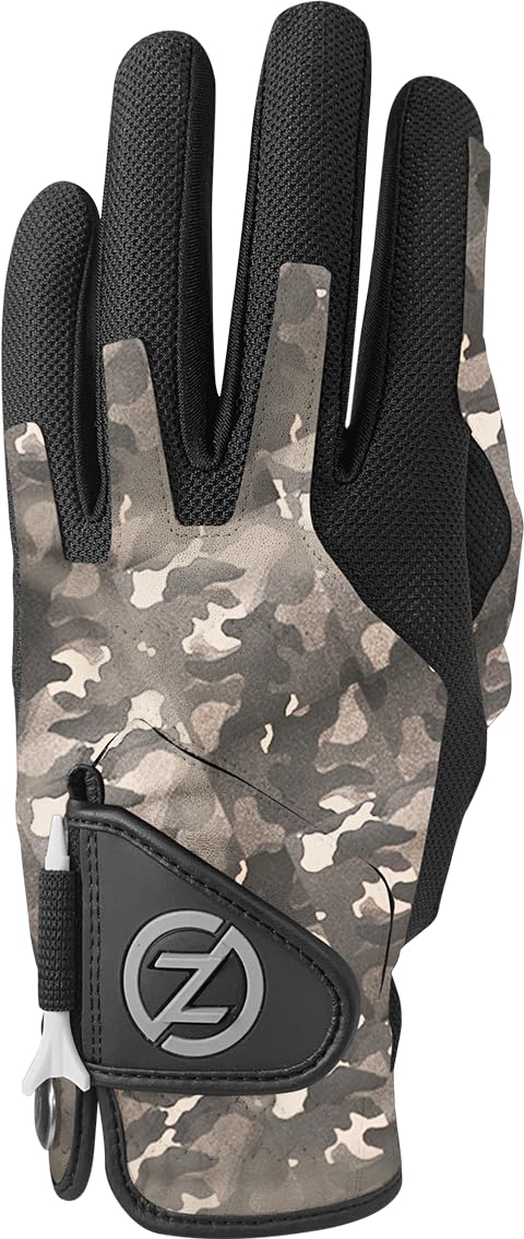 Zero Friction Men'S Synthetic Golf Glove, Night Camouflage, Left Hand, One Size