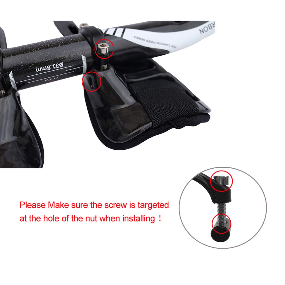 Platt Carbon Tt Handlebar Bicycle Aero Bars Tri Bars Cycling Rest Handlebar For Mountain Bike And Road Bike 31.8Mm