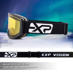 Exp Vision Ski Goggles Snowboard For Men Women, Otg Anti Fog Uv Protection Snow Goggles