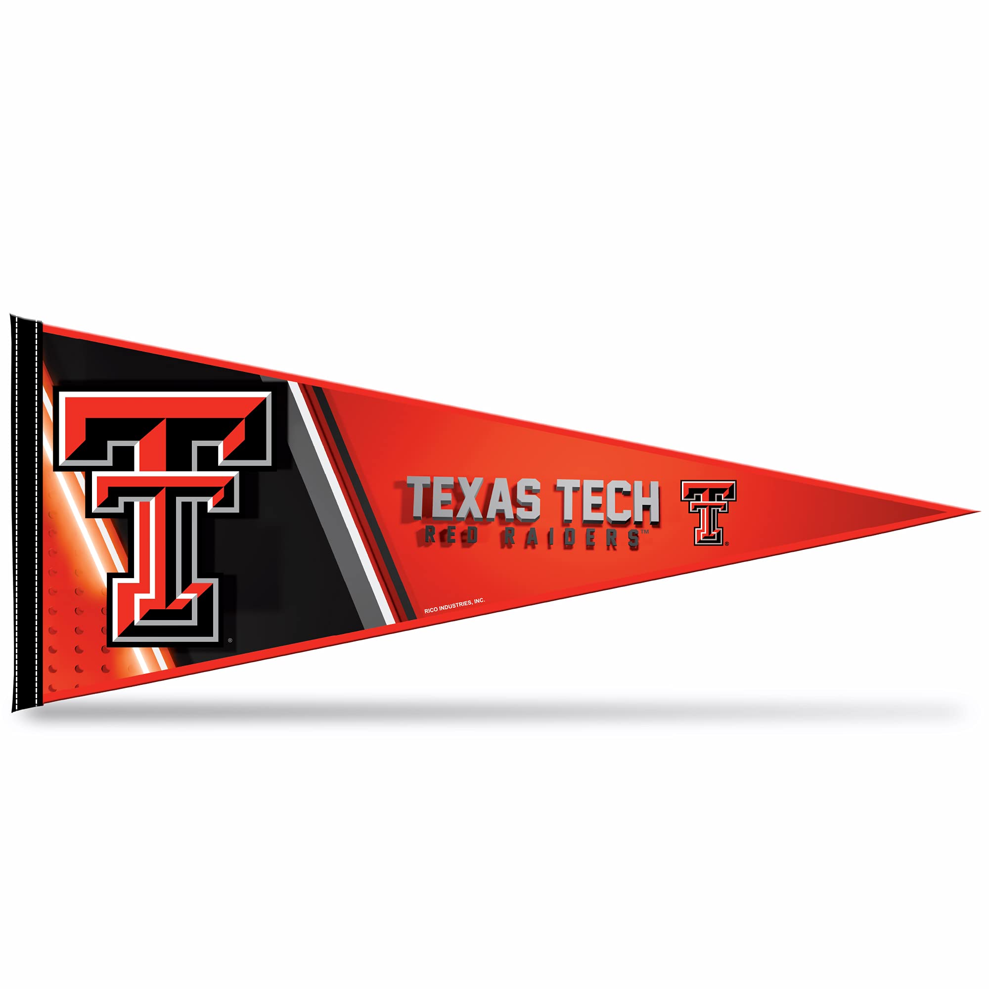 Rico Industries Ncaa Texas Tech Red Raiders Primary 12'' X 30'' Felt Wall D  Cor Pennant - Great For Home/Bed Room/Man Cave D  C