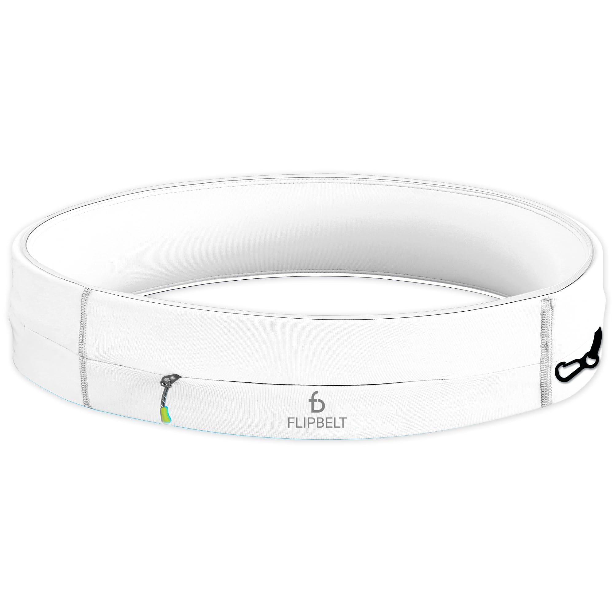 FlipBelt Zipper - White - XL, White, X-Large