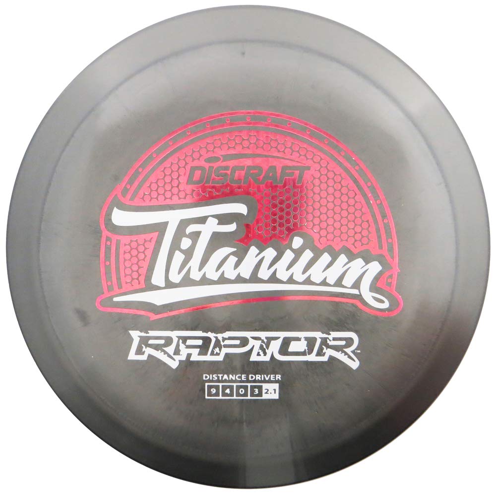 Discraft Titanium Raptor Distance Driver Golf Disc [Colors May Vary] - 173-174G