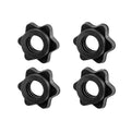 uncakil 2 Pairs Dumbbell Collars 1 inch Dumbbell Hex Nut 1 inch Barbell Collar Clamps Weight Clips for Dumbbells,Spinlock Collar