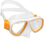 Cressi Rocks Kids Set, White/Orange, S/M