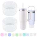 Worbss Glitter Silicone Boot Sleeve For Stanley Cup H2.0 40Oz Accessories & Hydro Flask 18-24Oz With 2.85-3.0 Inch Anti Slip Bot