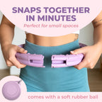 Swiss Activa+ S2 65 In Mproved Xl Size, Has 34 Comfort Links,Waist Size Up To 69-126 Cm |Infinity Hoop, Smart Weighted Hula Hoop