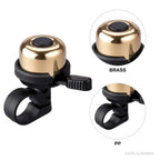 Bonmixc Bike Bell Brass Bicycle Bell Mini (2 Pack)