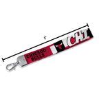 Rico Industries Nba Basketball Chicago Bulls Wrist Lanyard Key Chain, Cute Wristlet Strap Keychain Holder For Women Men Car Keys