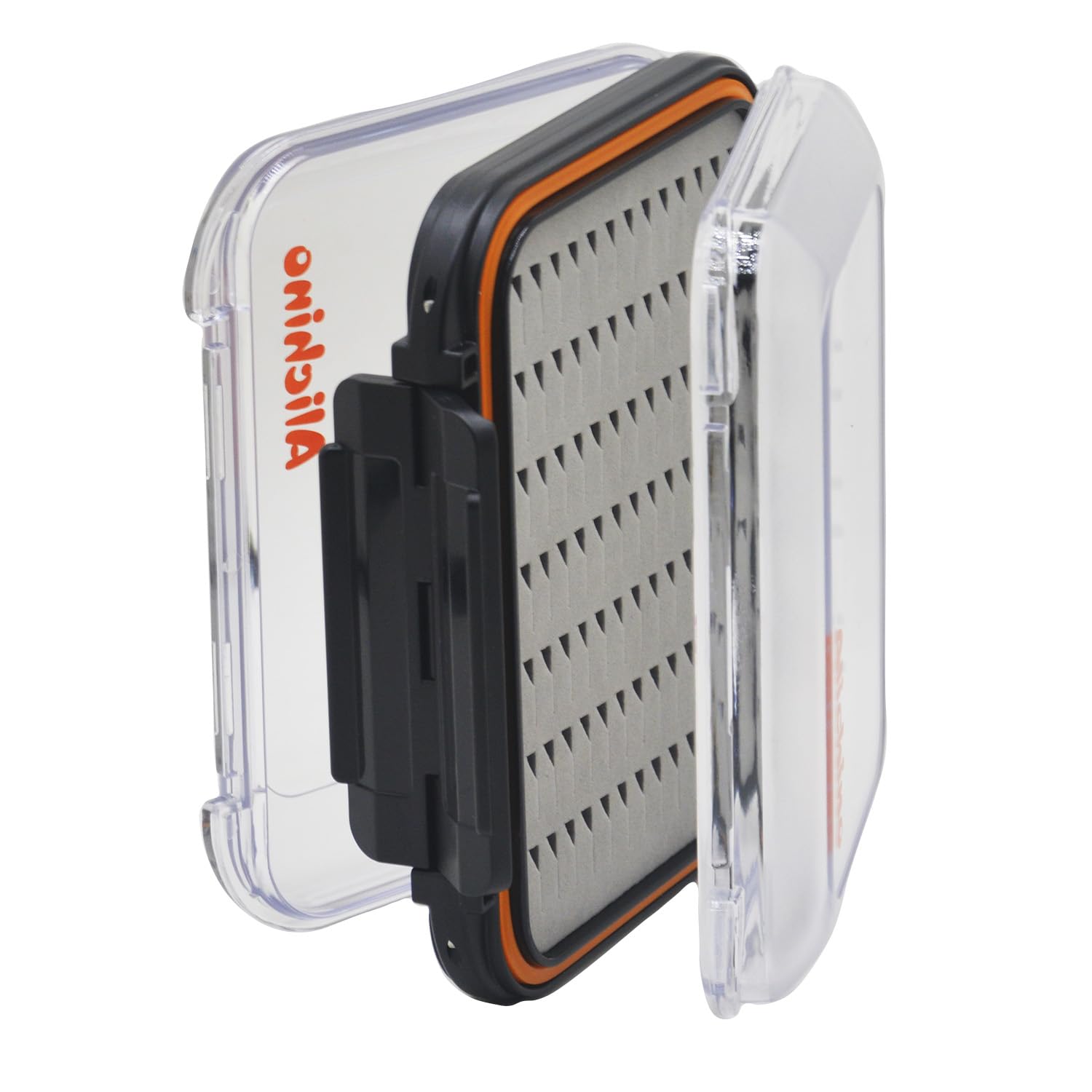 Alichino Fly Box For Fly Files Ice Jig Box Two Sided Waterproof Fly Fishing Box For Nymphs And Streamers (Grey Foam Insert, S 4.