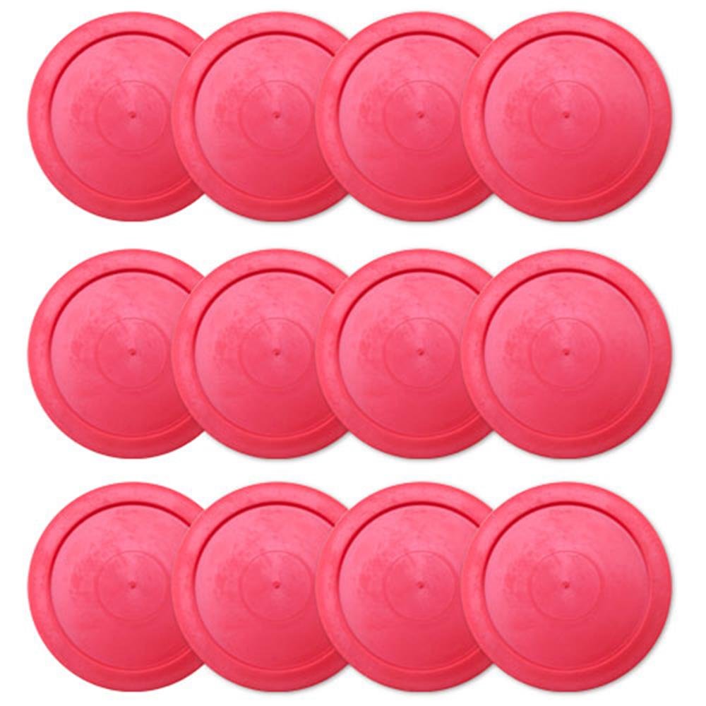 Brybelly Air Hockey Pucks - Accessories for Game Room Gaming Tabletop for Kids & Adults - 2.5 Inch Small - 12 Pucks