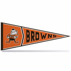 Rico Industries Nfl Football Cleveland Browns Retro - Alt 12'' X 30'' Felt Wall D  Cor Pennant - Great For Home/Bed Room/Man Cav