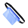 Merishopp Waterproof Fanny Pack Portable Waist Bag For Kayaking Outdoor Sports Boating Blue