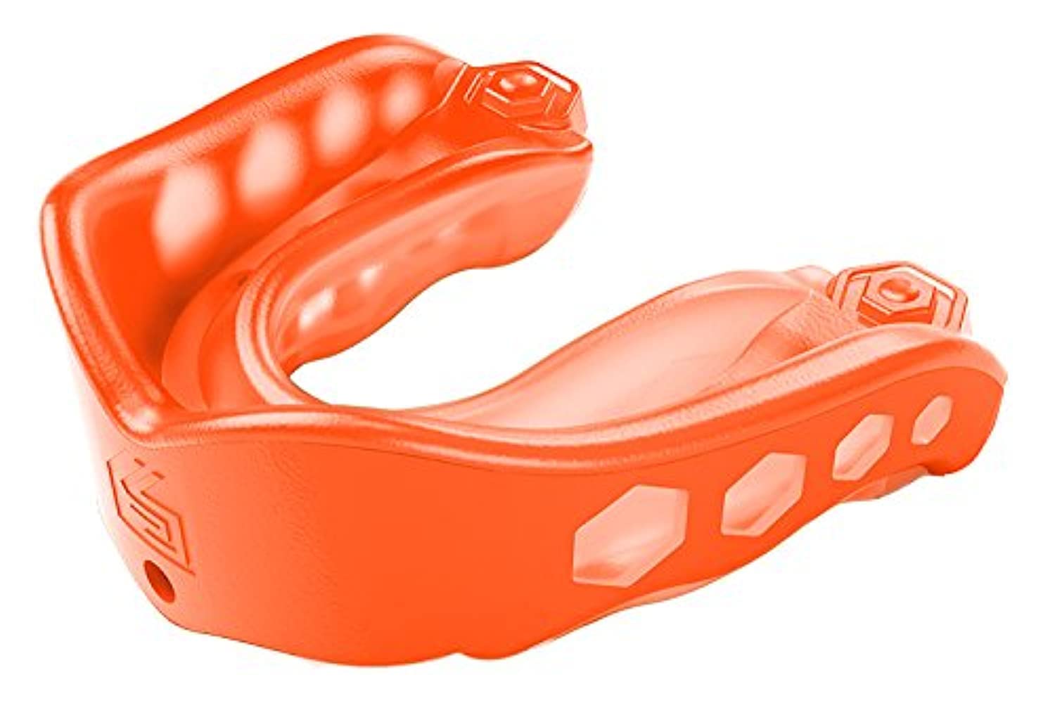 Shock Doctor Gel Max Mouth Guard, Heavy Duty Protection & Custom Fit, Youth, Orange