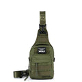 WOLFpak 4L Mini Tactical Sling Bag (OD Green) Compact Crossbody Backpack for Gym, Travel & EDC | Tactical Shoulder Bag with Mult
