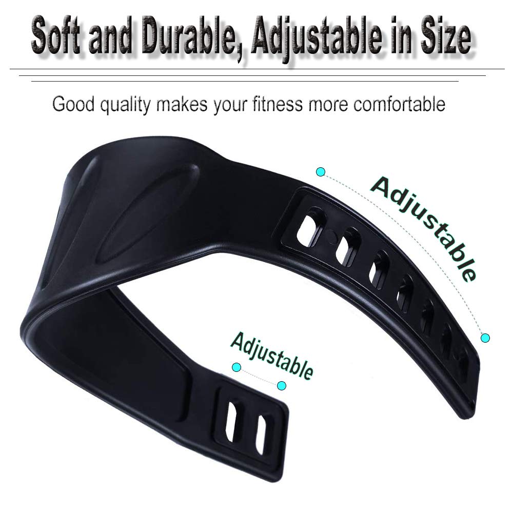 2 Pcs Exercise Bike Pedal Straps, Heavy Duty Adjustable Length Universal Pedal Strap Fits Most Bike Pedals Exercise Bike Bicycle