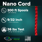 Paracord Planet Nano Cord -Lightweight Nylon Nano Paracord - Great For Arts & Crafts, Home D  Cor, Camping And More