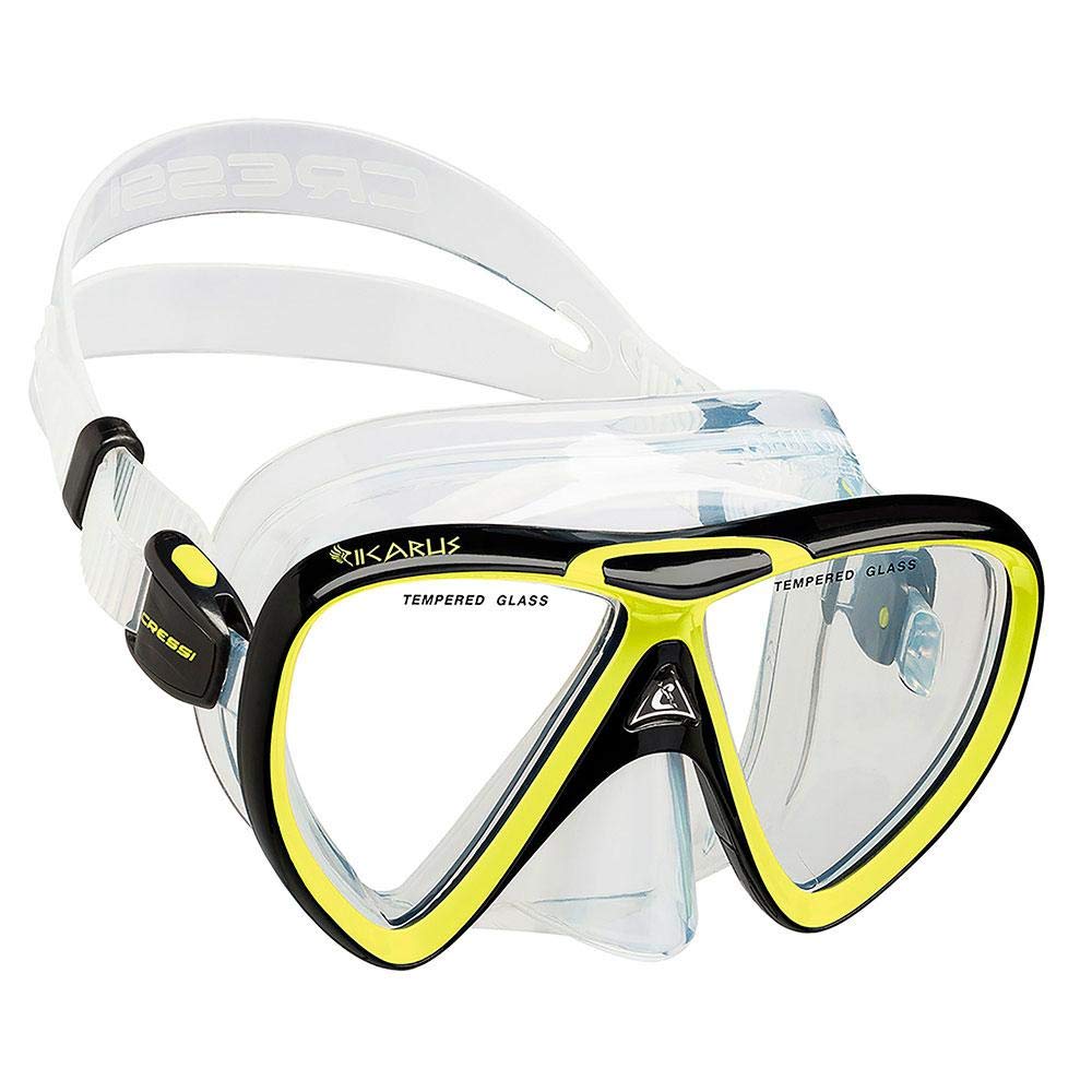 Cressi Ikarus & Orion, Black/Yellow, One Size
