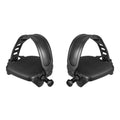 X AUTOHAUX 1 Pair Exercise Bike Pedals with Straps Indoor Cycling Parts Non Slip 9/16   Fixed Gear Bike Pedals