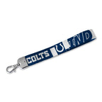 Rico Industries Nfl Football Indianapolis Colts Standard Wrist Lanyard Key Chain, Cute Wristlet Strap Keychain Holder For Women