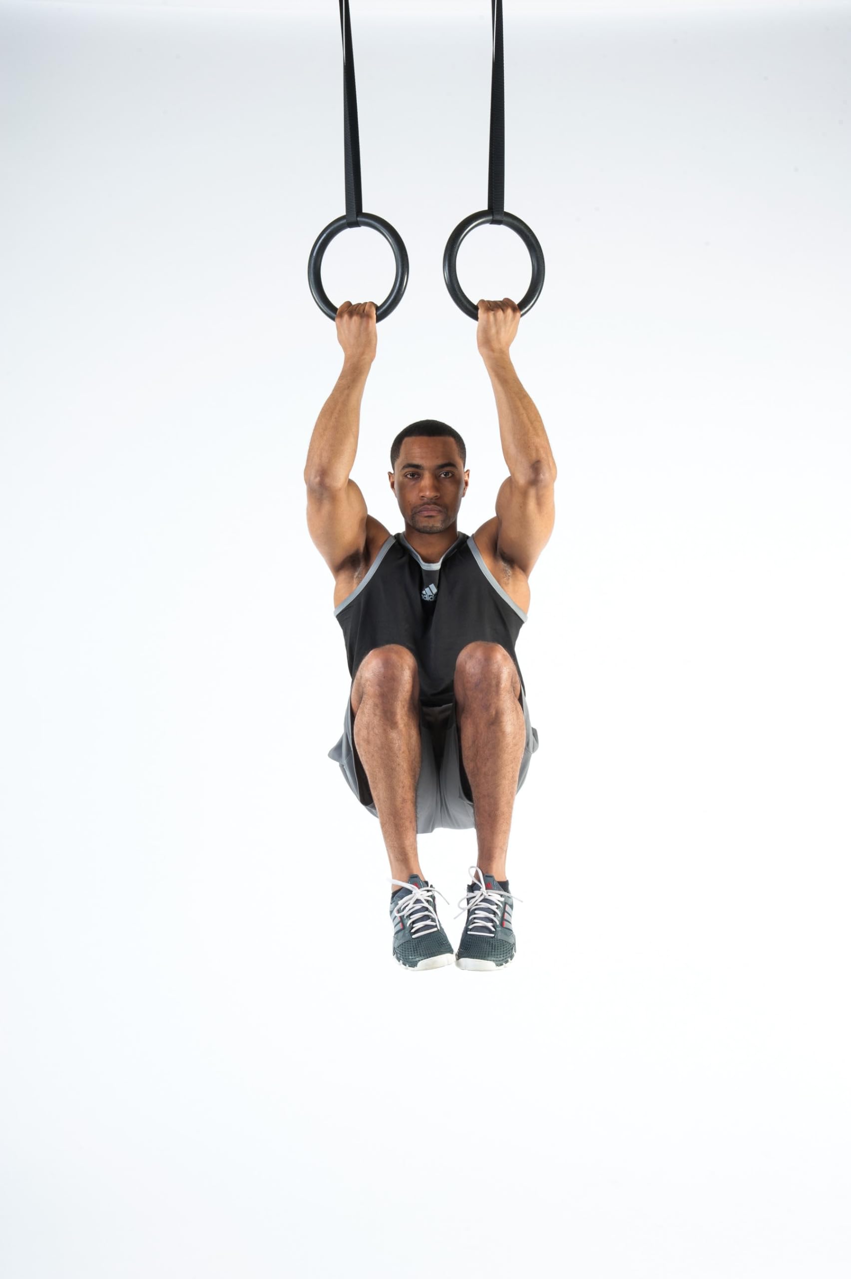 Black Mountain Products 1200Lbs Rated Multi-Use Exercise Gymnastics Rings