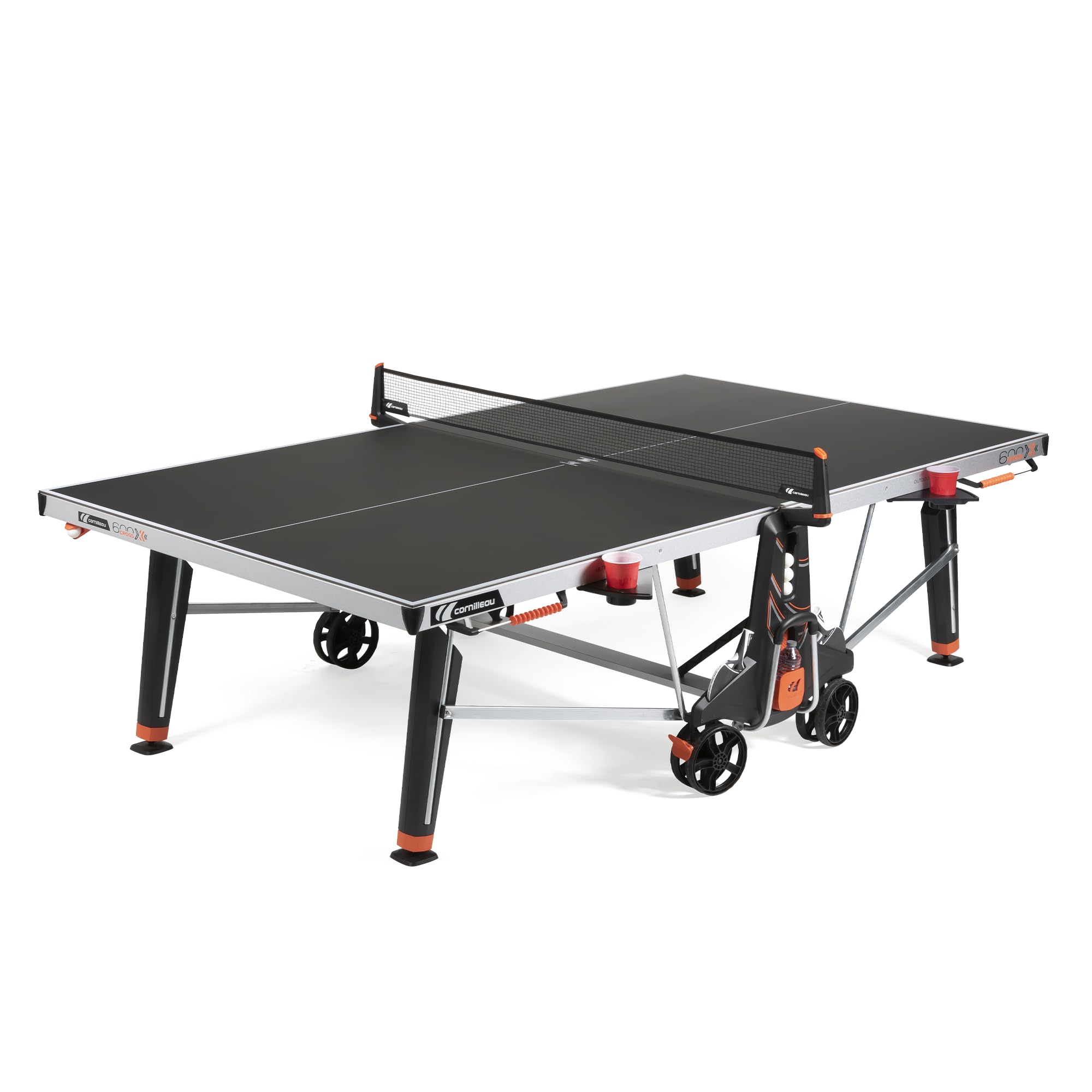 Cornilleau 600X Outdoor Table Tennis Table (Black)