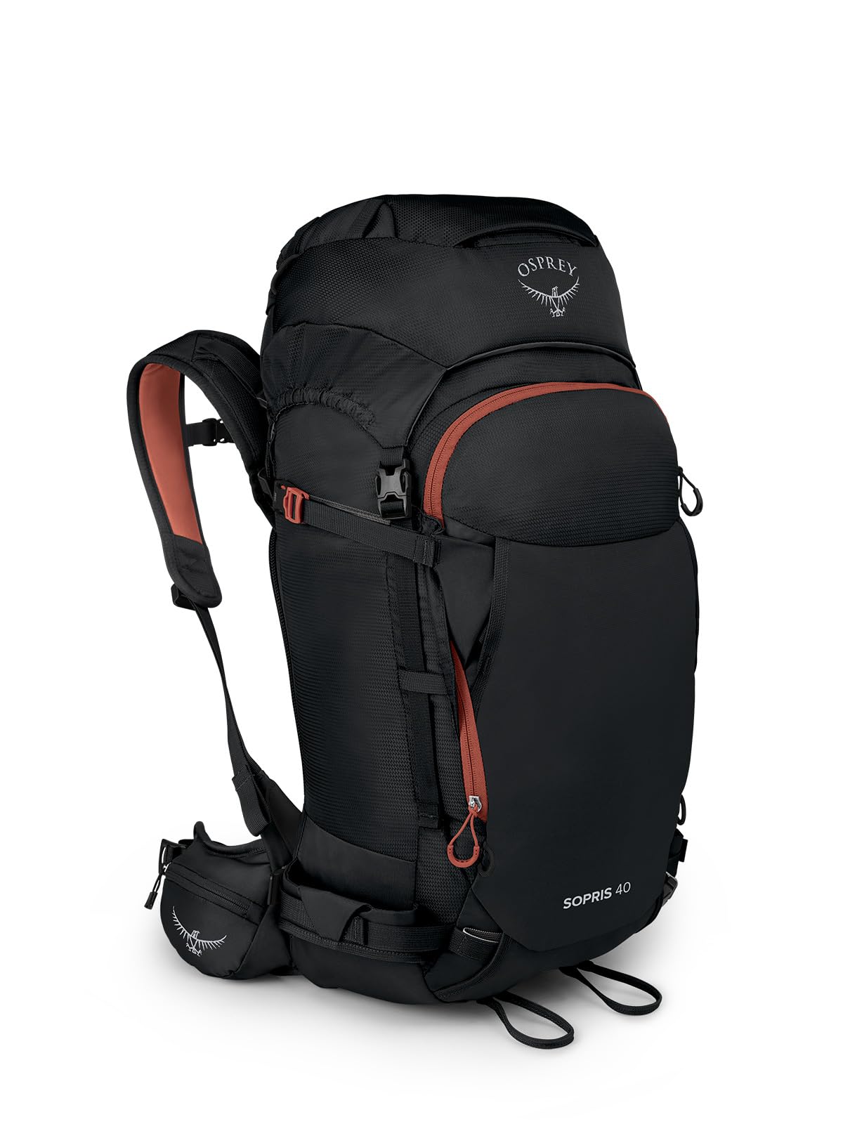 Osprey Sopris 40L Ski and Snowboard Backpack, Black