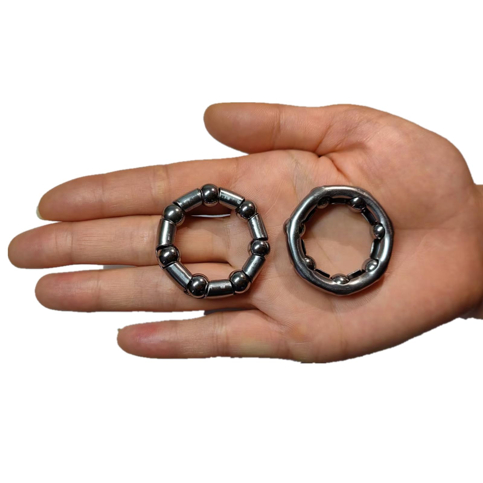Jaceyon Bike-Ball-Bearing, Bicycle-Crank-Bearings, 5/16'' X 7-Balls-Bike-Crank -Bearing, 4 Pcs Replacement Mtb Part For Bike Cra