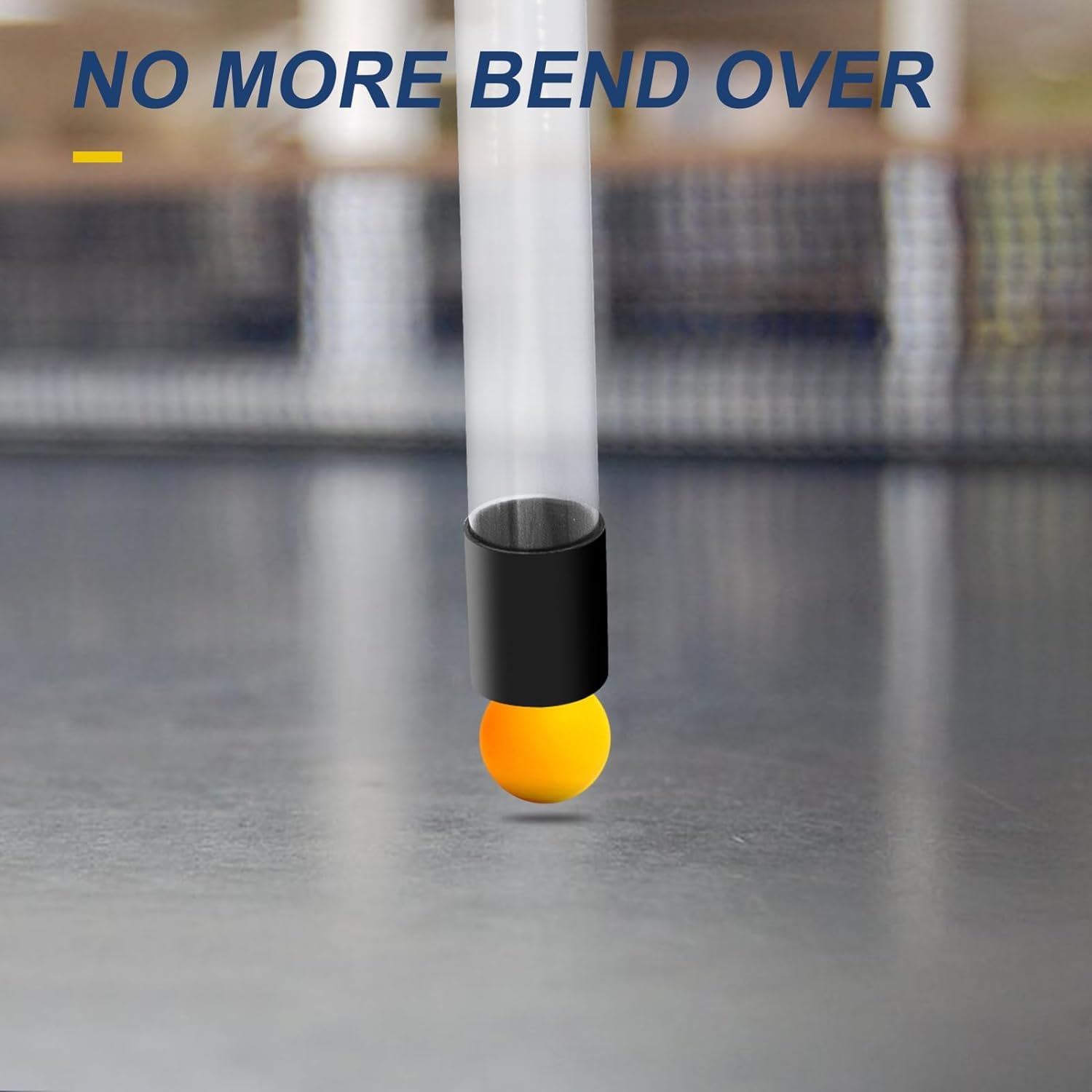 Tga Sports Ping Pong Ball Catcher Table Tennis Ball Picker Upper Tube With 10 Training 40Mm Ping Pong Balls, 31.5 Inch/80Cm