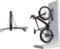 Steadyrack ProFlex Wide Bike Rack - Vertical Wall Mount Bike Storage for Home - Roll-In Roll-Out System - Space-Saving Pivot - F