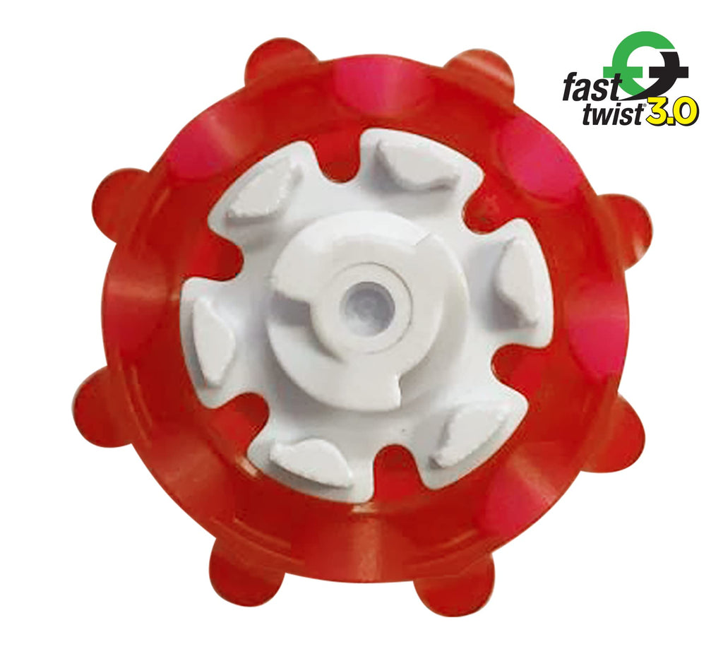 Softspikes Pulsar Fast Twist 3.0 Ultimate Cleat Kit Red/White