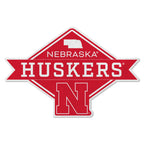 Rico Industries Ncaa Nebraska Cornhuskers Diamond Shape Cut Pennant - Home And Living Room D  Cor - Soft Felt Ez To Hang