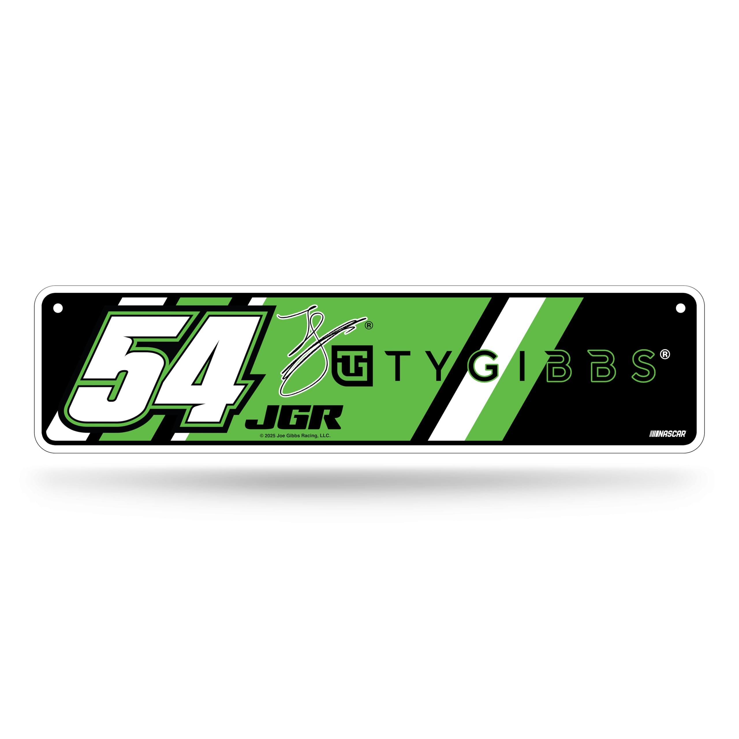 Rico Industries NASCAR Racing Ty Gibbs Metal Street Sign 4 x 15 Home D  cor - Bedroom - Office - Man Cave