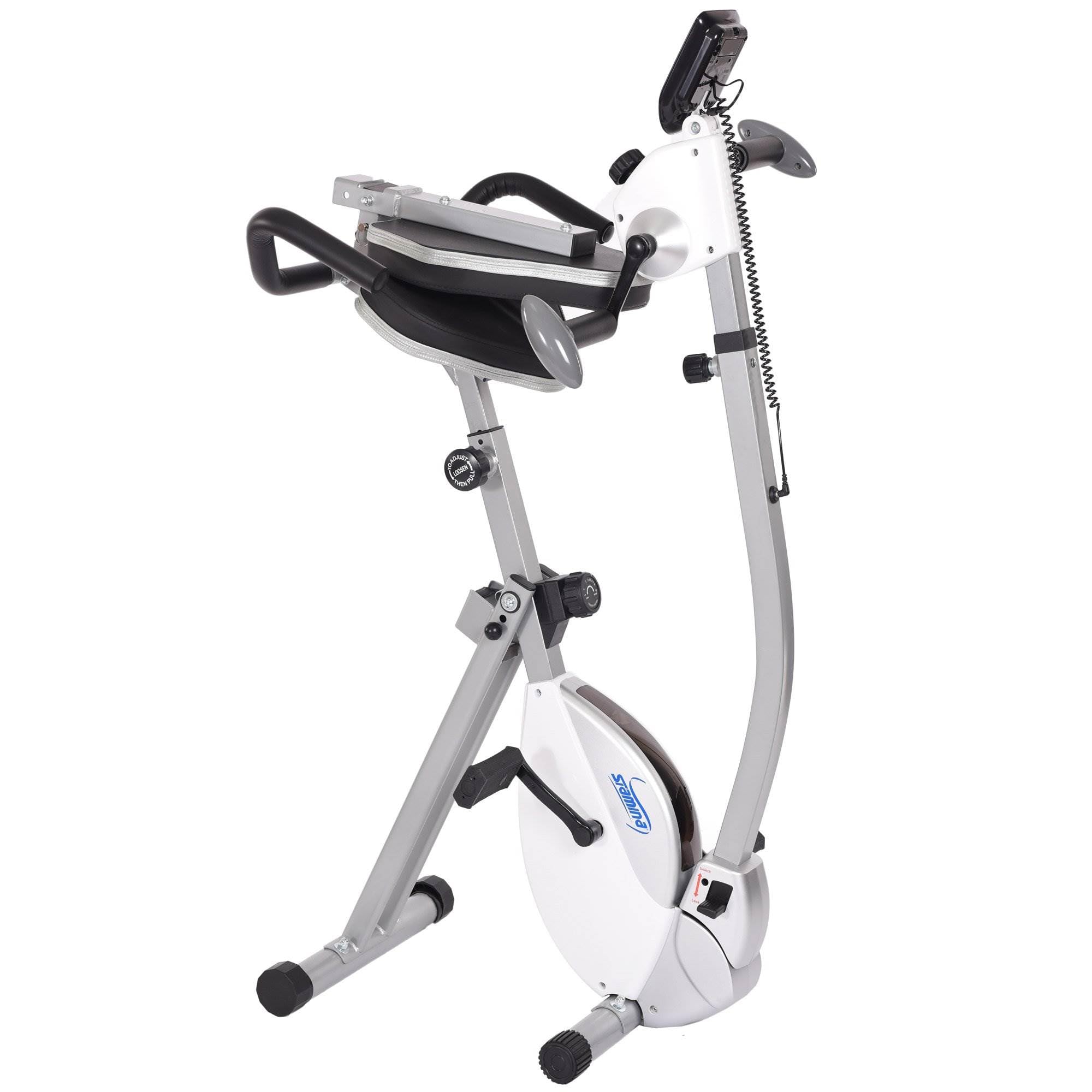 Stamina Recumbent Exercise Bike With Arm Workout - Fitness Bike With Smart Workout App - Recumbent Exercise Bike For Home Workou