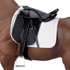 Breyer Traditional Stoneleigh Ii Dressage Saddle - Black (1: 9 Scale), Multicolor