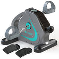 Under Desk Bike Pedal Exerciser Portable Mini Home Exercise Bike With 5Lbs Flywheel Sitting Peddler Exerciser For Seniors Legs A