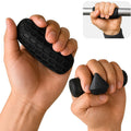 Lumevo AntiSlip Gym Hand Grips  Rubber Grip Pads For Weightlifting, Strength Training, Dumbbells, Barbells & Workouts  Ergono