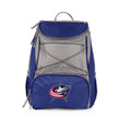 Nhl Columbus Blue Jackets Ptx Backpack Cooler - Soft Cooler Backpack - Insulated Lunch Bag