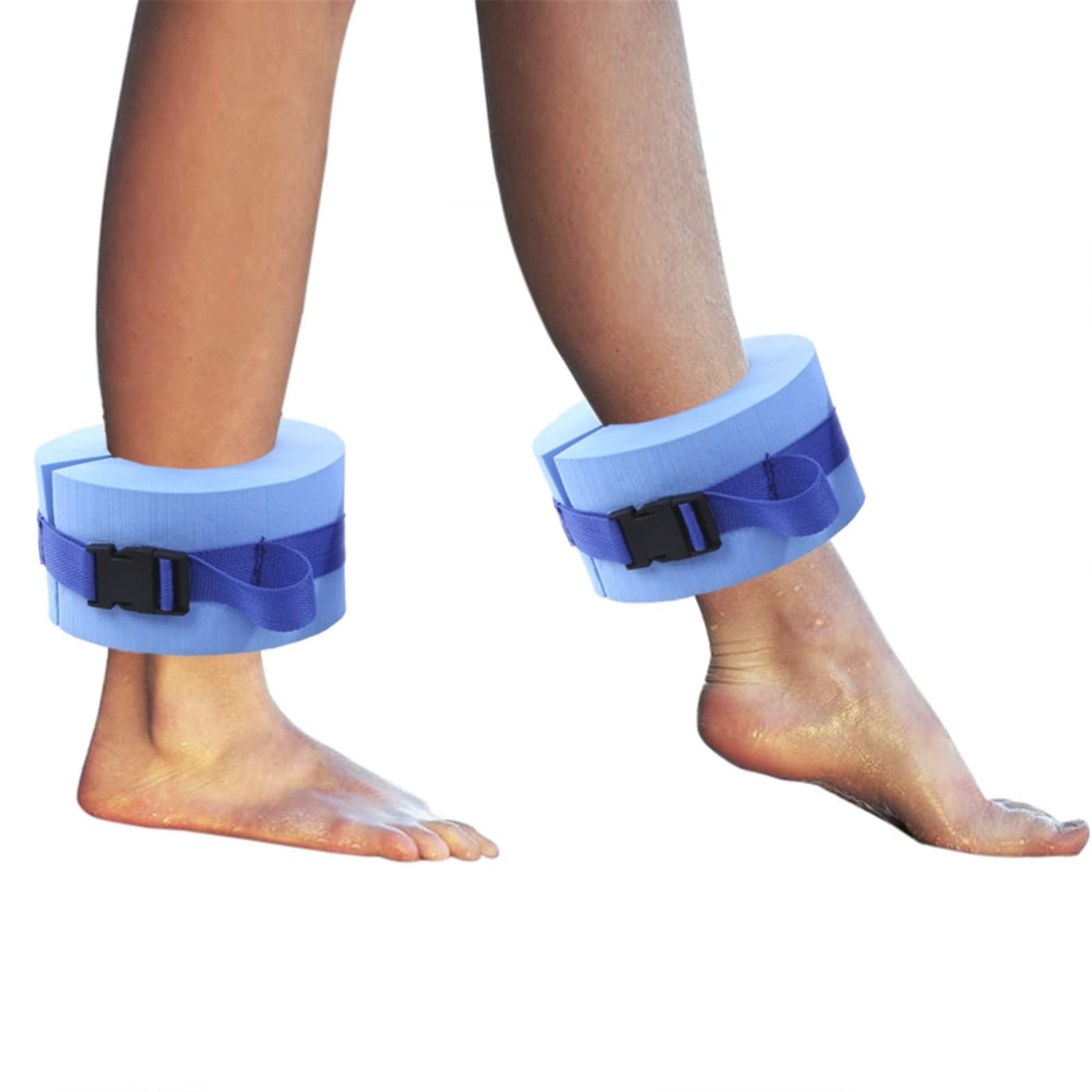 Foam Swim Aquatic Cuffs, Water Aerobics Float Ring Fitness Exercise Set, Ankles Arms Belts With Quick Release Buckle For Swim Fi