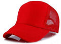 Zeydan Half Net Baseball Cap For Men And Women (Unisex) (Red)