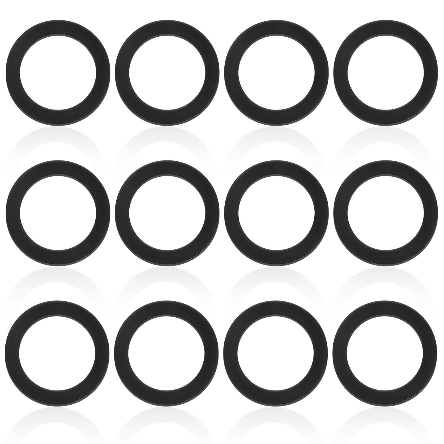 Tinoaly 12pcs No.2 Fuel Cap Seals for Coleman 220 Lanterns, Black Fluorine Rubber Lanterns and Stoves Fuel Cap Replacement