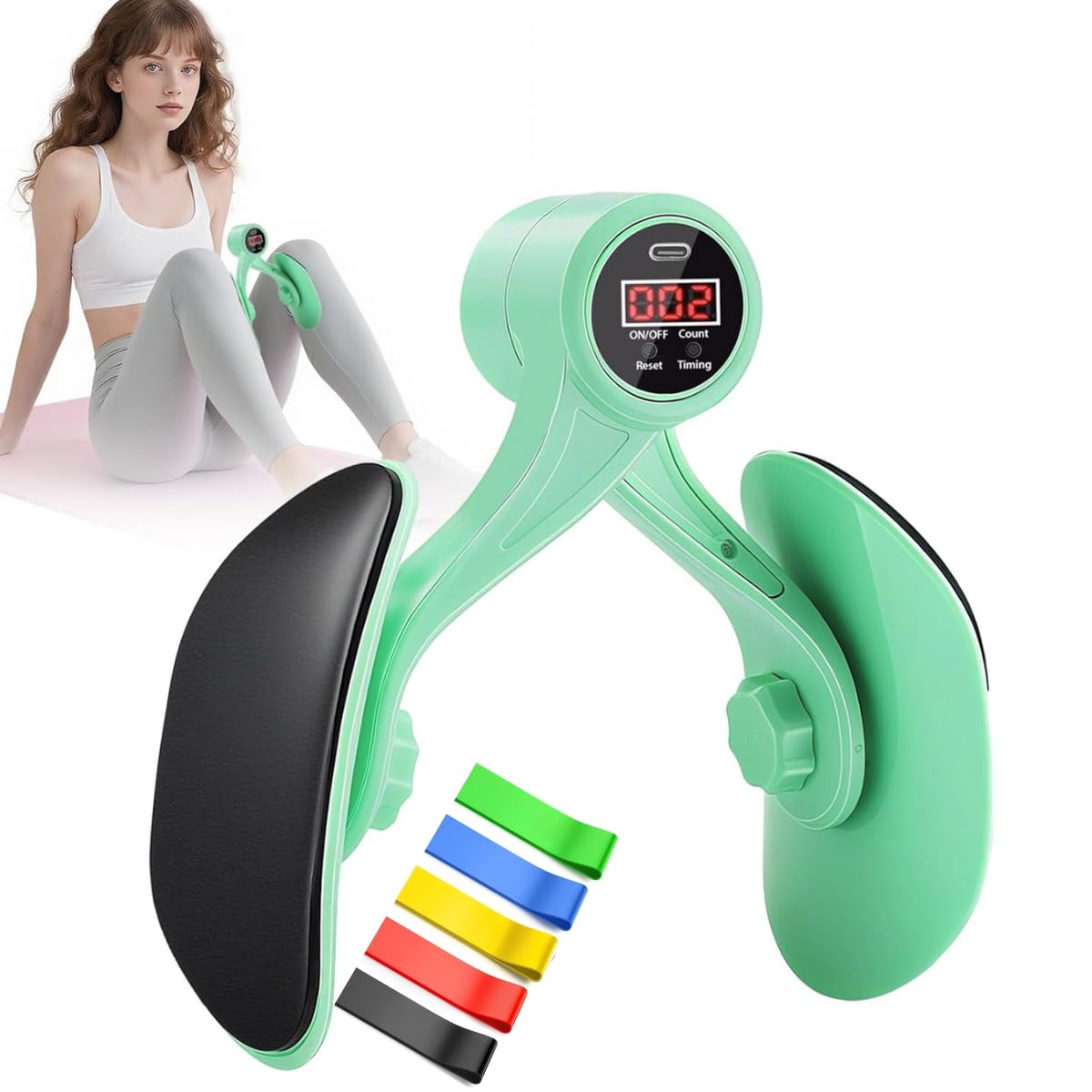 VVrat Digital Hip And Pelvic Floor Muscle Trainer, Multicolor