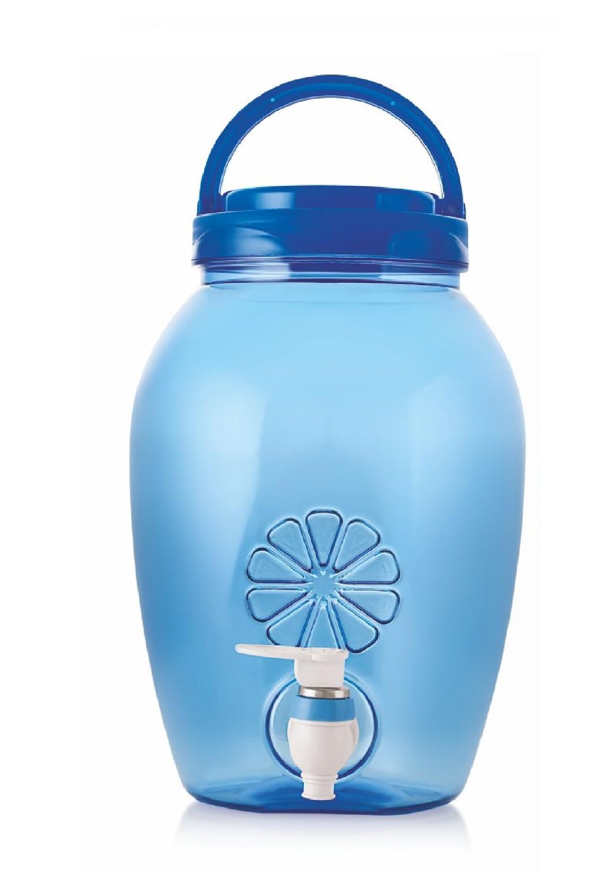 YUIOP  Muskmelon Matka With Handle  5 Ltr Capacity  Leakproof  Water Dispenser Jar For Home, Kitchen, Office & Outdoor Trave