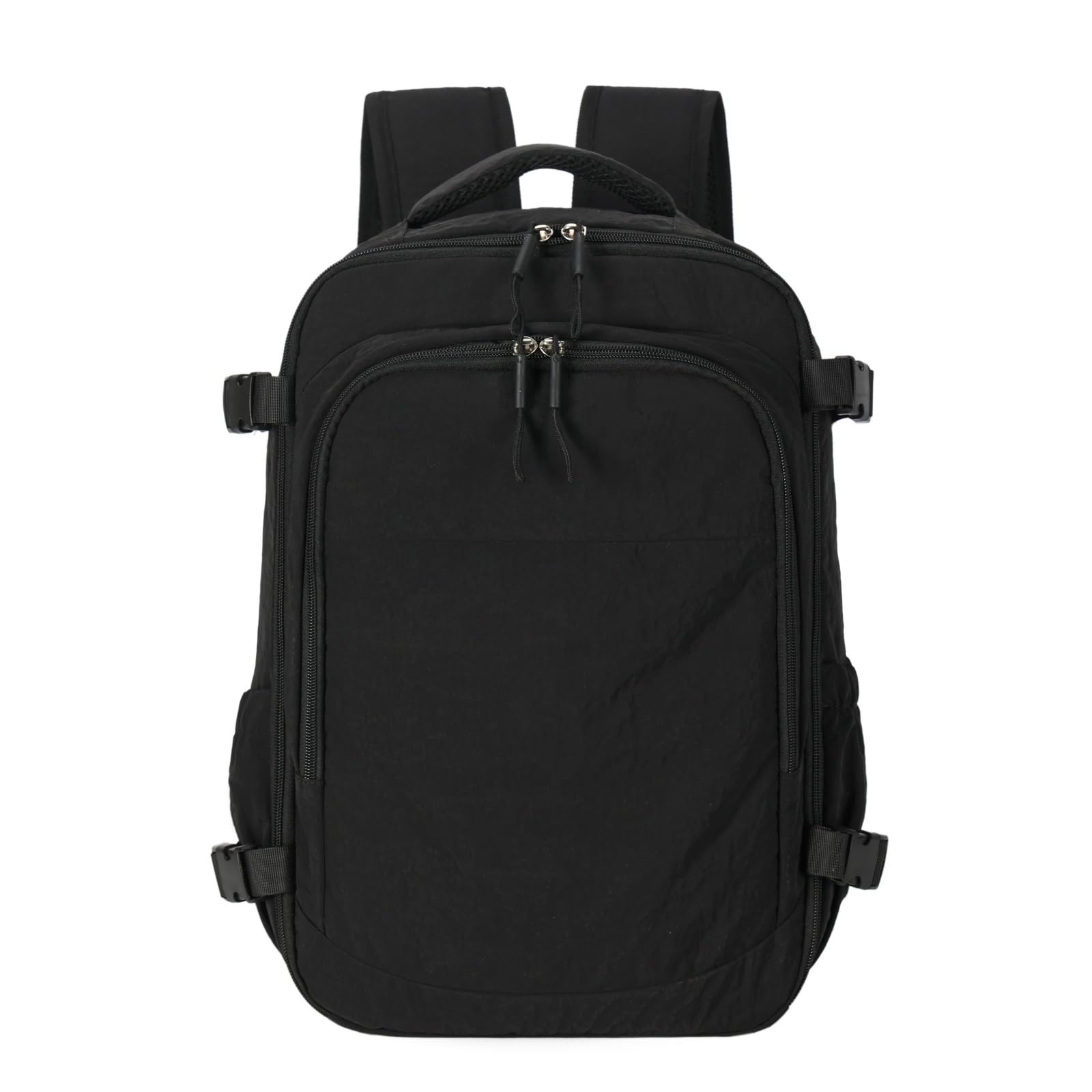RELITRK Travel Backpack For Women Men,Airline Approved Carry on Backpack,Casual Daypack for Business Travel Essentials (Black)