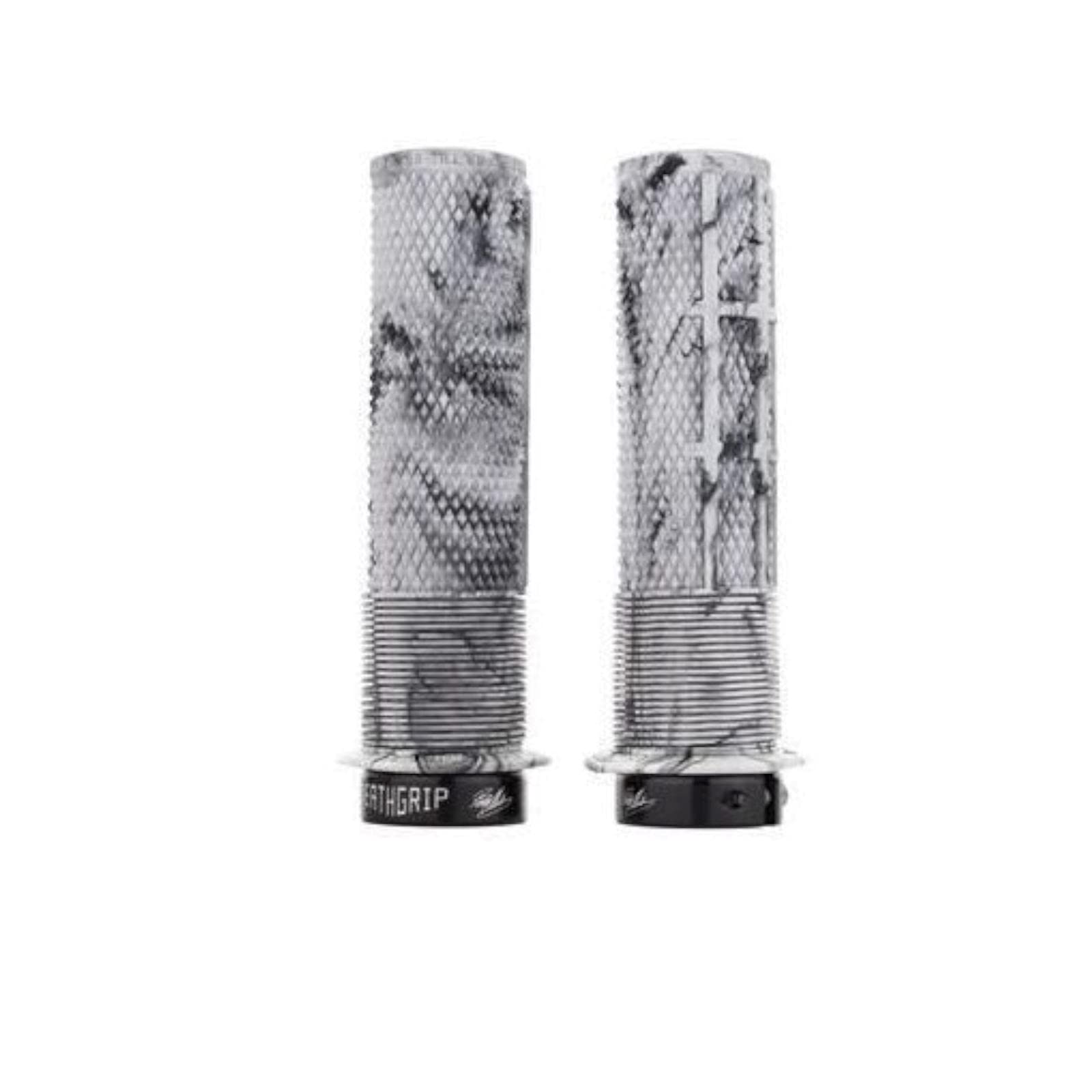 Dmr Deathgrip Mtb Mountain Bike Cycle Handle Bar Grips Snow Camo Flanged Lock On Thick Soft